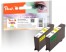 313865 - Peach Twin Pack, 2 ink cartridges yellow with Chip, compatible with Lexmark No. 100XLY*2, 14N1071E, 14N1095
