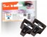319216 - Peach Doppelpack Ink Cartridge black HC compatible with HP No. 363XL bk*2, C8719EE*2