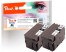 319992 - Peach Doppelpack Tintenpatronen schwarz kompatibel zu Epson T2711*2, No. 27XL bk*2, C13T27114010*2