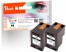 320051 - Peach Doppelpack Druckköpfe schwarz kompatibel zu HP No. 304 BK*2, N9K06AE*2