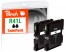 320190 - Peach Doppelpack Tintenpatrone schwarz kompatibel zu Ricoh GC41KL*2, 405765*2