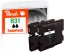 320499 - Peach Doppelpack Tintenpatrone schwarz kompatibel zu Ricoh GC31K*2, 405688*2